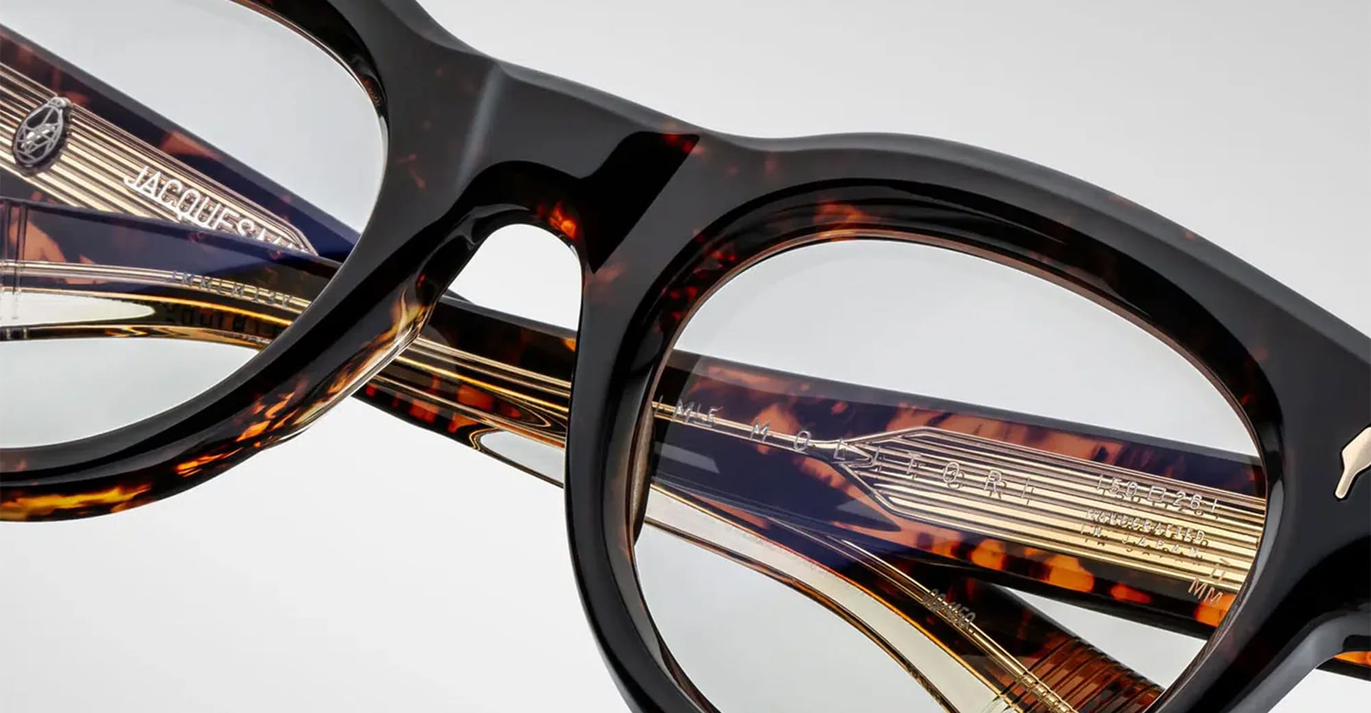 Ottica Mondello Roma - Jacques Marie Mage - JMMLMRX-13V - MOLITOR - BEAU RX - Acetate - shape Round - Tortoise - EYEWEAR - EYEGLASSES - Unisex,Uomo,Donna,Women,Men - lens Clear - Made In Japan