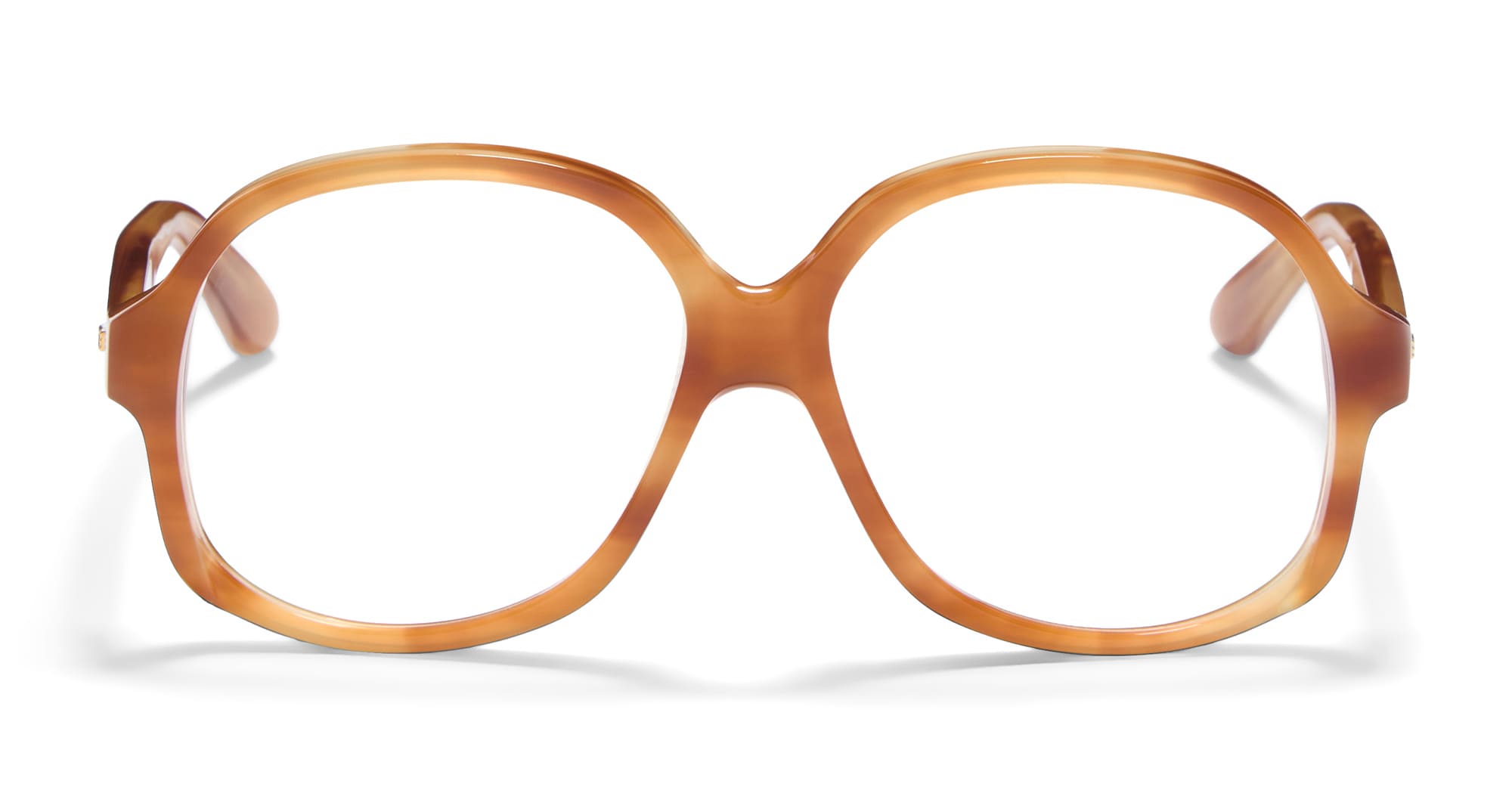  V-LIGHT GOLD RX - Acetate - shape Round - havana, gold - EYEWEAR - EYEGLASSES - Donna,Women - lens Clear - Made In Japan