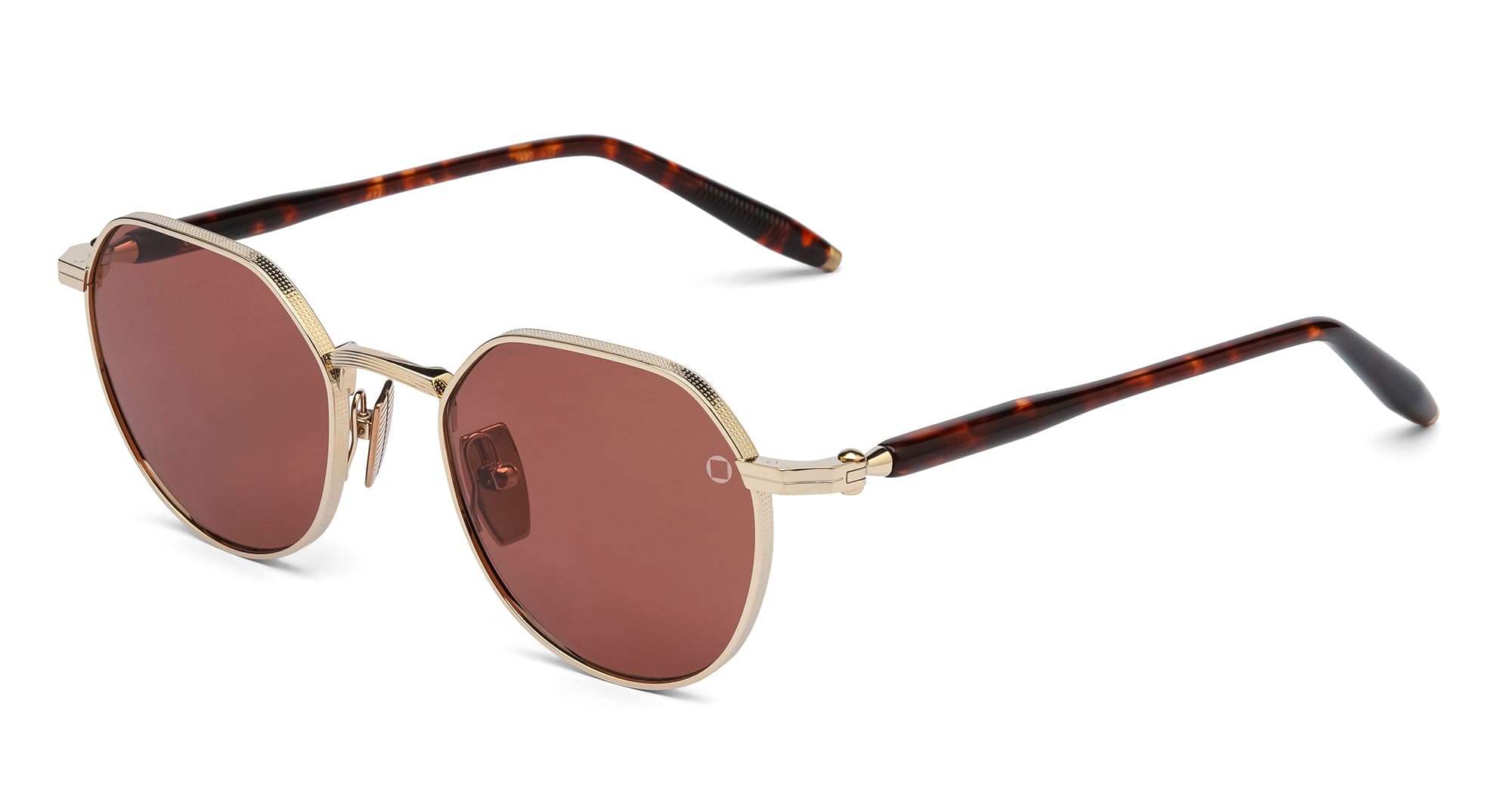 Ottica Mondello Roma - Akoni - AKS-522B-50 - THEMIS - 12K GOLD / HAVANA - Acetate, titanium - shape  - havana, gold - EYEWEAR - SUNGLASSES - Uomo,Men - lens  - Made In Japan