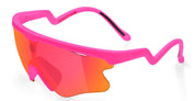 Ottica Mondello Roma - Alba Optics - 8050054518473 - DELTA LEI - FUCHSIA II / VZUM F-LENS FIRE - Tr90 - shape Mask - pink - EYEWEAR - SUNGLASSES - Unisex,Uomo,Donna,Women,Men - lens red - Made In Italy