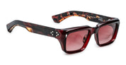 Ottica Mondello Roma - Jacques Marie Mage - JMMWK-24 - WALKER - BURGUNDY - Acetate - shape Rectangular - burgundy - EYEWEAR - SUNGLASSES - Uomo,Men - lens red - Made In Japan