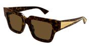 Ottica Mondello Roma - Bottega Veneta - BV1276S-002 - BV1276S-002 - HAVANA - Acetate - shape  - Havana - EYEWEAR - SUNGLASSES - Donna,Women - lens  - Made In Japan