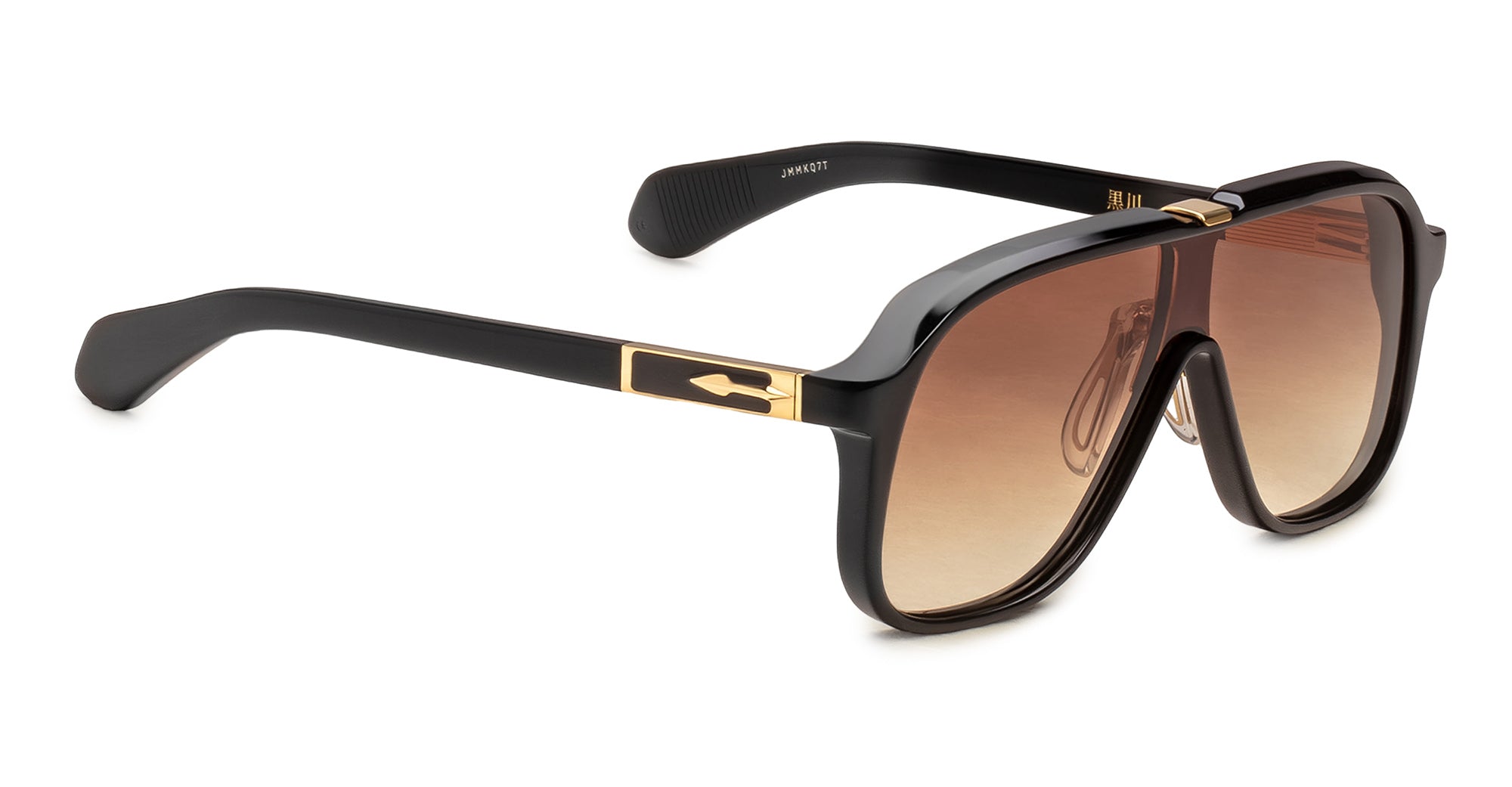 Ottica Mondello Roma - Jacques Marie Mage - JMMKQ-7T - KUROKAWA - BELUGA - Acetate - shape Aviator - Black - EYEWEAR - SUNGLASSES - Uomo,Men - lens Black - Made In Japan