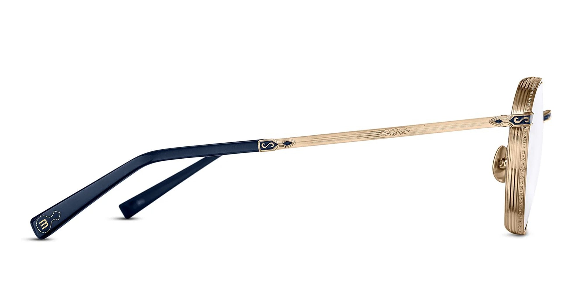 Ottica Mondello Roma - Matsuda - M3164.RX.BG.50 - M3164 - BRUSHED GOLD RX - Titanium - shape Panto - Gold - EYEWEAR - EYEGLASSES - Unisex,Uomo,Donna,Women,Men - lens Clear - Made In Japan