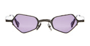 Ottica Mondello Roma - Kuboraum - KRSZ25GM000000VC - MASK Z25 - GUNMETAL - metal, acetate - shape Geometrical - dark grey - EYEWEAR - SUNGLASSES - Unisex,Uomo,Donna,Women,Men - lens violet - Made In Italy