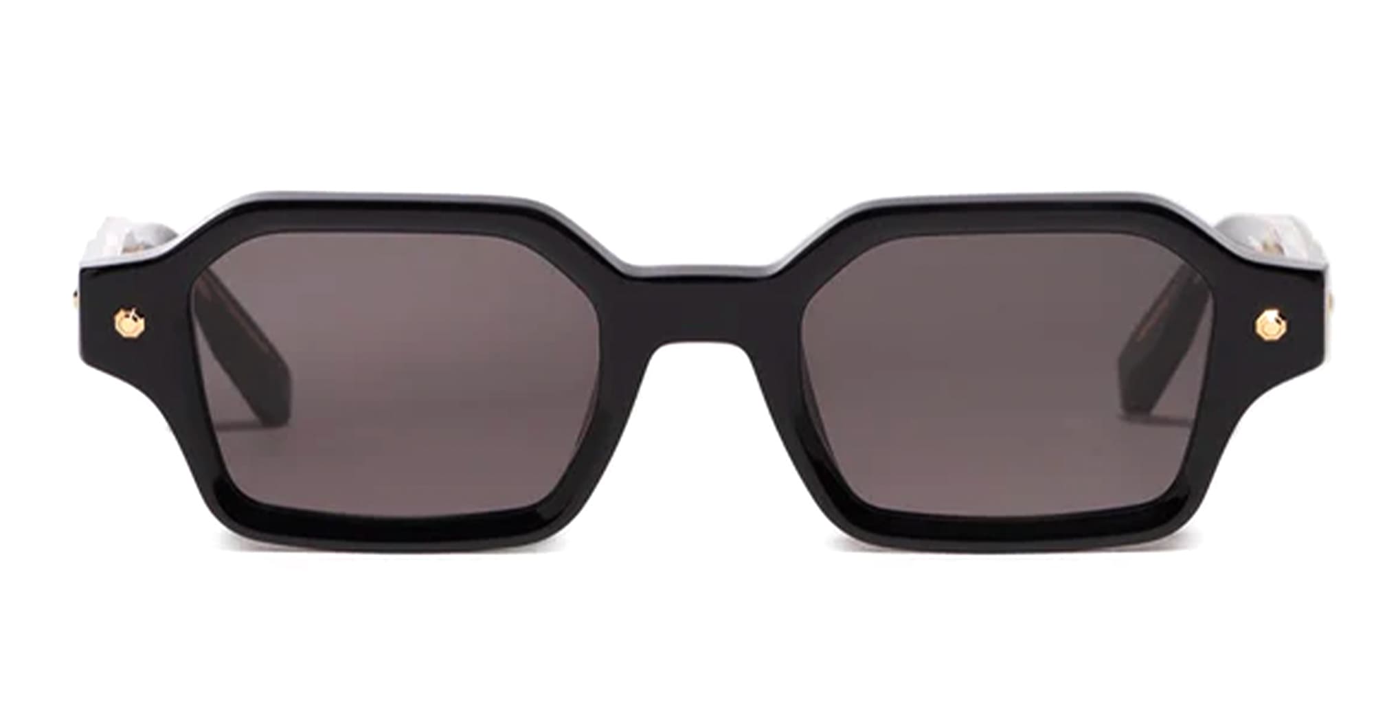 Ottica Mondello Roma - John Dalia - P09-C102 - PROJECT 09 - C102 Shiny Black / Yellow Gold - Acetate - shape  - Black, gold - EYEWEAR - SUNGLASSES - Unisex,Uomo,Donna,Women,Men - lens  - Made In France