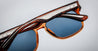 Ottica Mondello Roma - Jacques Marie Mage - JMMWY-66 - WESLEY - ROOTBEER - Acetate - shape Rectangular - brown - EYEWEAR - SUNGLASSES - Uomo,Men - lens Blue - Made In Japan