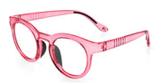 Ottica Mondello Roma - Alba Optics - 8050054517247 - ANVMA V.02 - CHERRY GLOSSY RX - Tr90 - shape Panto - pink - EYEWEAR - EYEGLASSES - Unisex,Uomo,Donna,Women,Men - lens Clear - Made In Italy