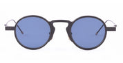 Ottica Mondello Roma - Thom Browne - UES931A-G0001-004-43 - ROUND - BLACK IRON - Titanium - shape Round - dark grey - EYEWEAR - SUNGLASSES - Uomo,Men - lens Blue - Made In Japan