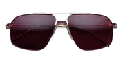 Ottica Mondello Roma - Jacques Marie Mage - JMMJG-22 - JAGGER - CHAMPAGNE - Titanium - shape Aviator - light gold - EYEWEAR - SUNGLASSES - Uomo,Men - lens burgundy - Made In Japan