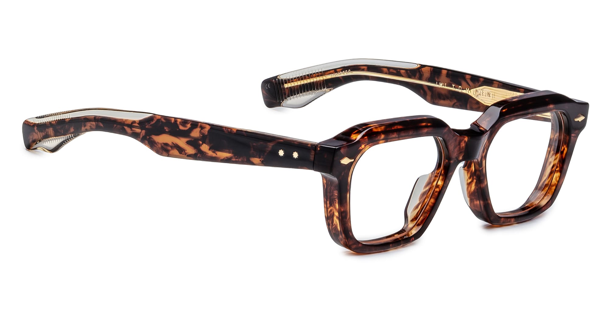 Ottica Mondello Roma - Jacques Marie Mage - JMMPTRX-5C - TOMLIN - ARGYLE RX - Acetate - shape  - Tortoise - EYEWEAR - EYEGLASSES - Uomo,Men - lens  - Made In Japan