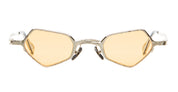 Ottica Mondello Roma - Kuboraum - KRSZ25LG0000002R - MASK Z25 - LIGHT GOLD - metal, acetate - shape Geometrical - light gold - EYEWEAR - SUNGLASSES - Unisex,Uomo,Donna,Women,Men - lens orange - Made In Italy