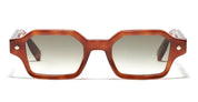 Ottica Mondello Roma - John Dalia - P09-C123 - PROJECT 09 -  C123 Cognac / Rose Gold - Acetate - shape Rectangular - brown - EYEWEAR - SUNGLASSES - Unisex,Uomo,Donna,Women,Men - lens Gradient green - Made In France
