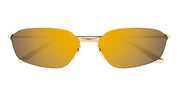 Ottica Mondello Roma - Balenciaga - BB0412S-004 - BB0412S-004 - GOLD - Metal - shape Oval - Gold - EYEWEAR - SUNGLASSES - Donna,Women - lens Gold - Made In Italy