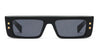Ottica Mondello Roma - Balmain - BPS-175A-54 - B-ARMY III - BLACK / 18K GOLD - Acetate - shape Rectangular - Black, gold - EYEWEAR - SUNGLASSES - Unisex,Uomo,Donna,Women,Men - lens Grey - Made In Japan