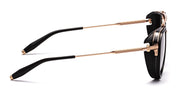 Ottica Mondello Roma - Akoni - AKS-204A-59 - ECHO - ROSE GOLD / MATTE BLACK - Acetate, titanium - shape Pilot - Black, rose gold - EYEWEAR - SUNGLASSES - Uomo,Men - lens Gradient grey - Made In Japan