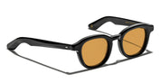 Ottica Mondello Roma - Moscot - OR-DAH-S47240200-TW - DAHVEN  (47) - BLACK / CUSTOM AMBER LENS - Acetate - shape Panto - Black - EYEWEAR - SUNGLASSES - Unisex,Uomo,Donna,Women,Men - lens Brown - Made In China