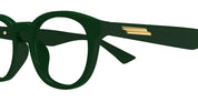 Ottica Mondello Roma - Bottega Veneta - BV1339OK-003 - BV1339OK-003 - GREEN RX / ASIAN FIT - Acetate - shape Panto - green - EYEWEAR - EYEGLASSES - Unisex,Uomo,Donna,Women,Men - lens Clear - Made In Japan