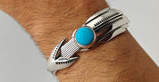Ottica Mondello Roma - Jacques Marie Mage - JMM-BNA-41-M - LAST FRONTIER V - NATRONA BRACELET - SILVER M - silver - shape  - Silver - ACCESSORI - ACCESSORIES - Uomo,Men - lens ash grey - Made In U.S.A.