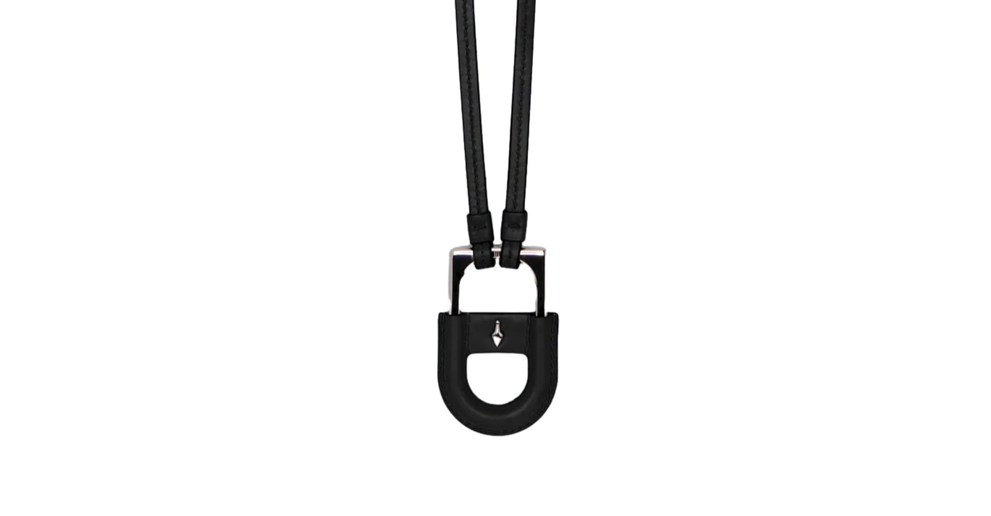 Ottica Mondello Roma - Jacques Marie Mage - JMMOVP-88 - BOLIN EYEWEAR NECKLACE - BLACK - Leather - shape  - Black - ACCESSORI - ACCESSORIES - Unisex,Uomo,Donna,Women,Men - lens  - Made In Italy