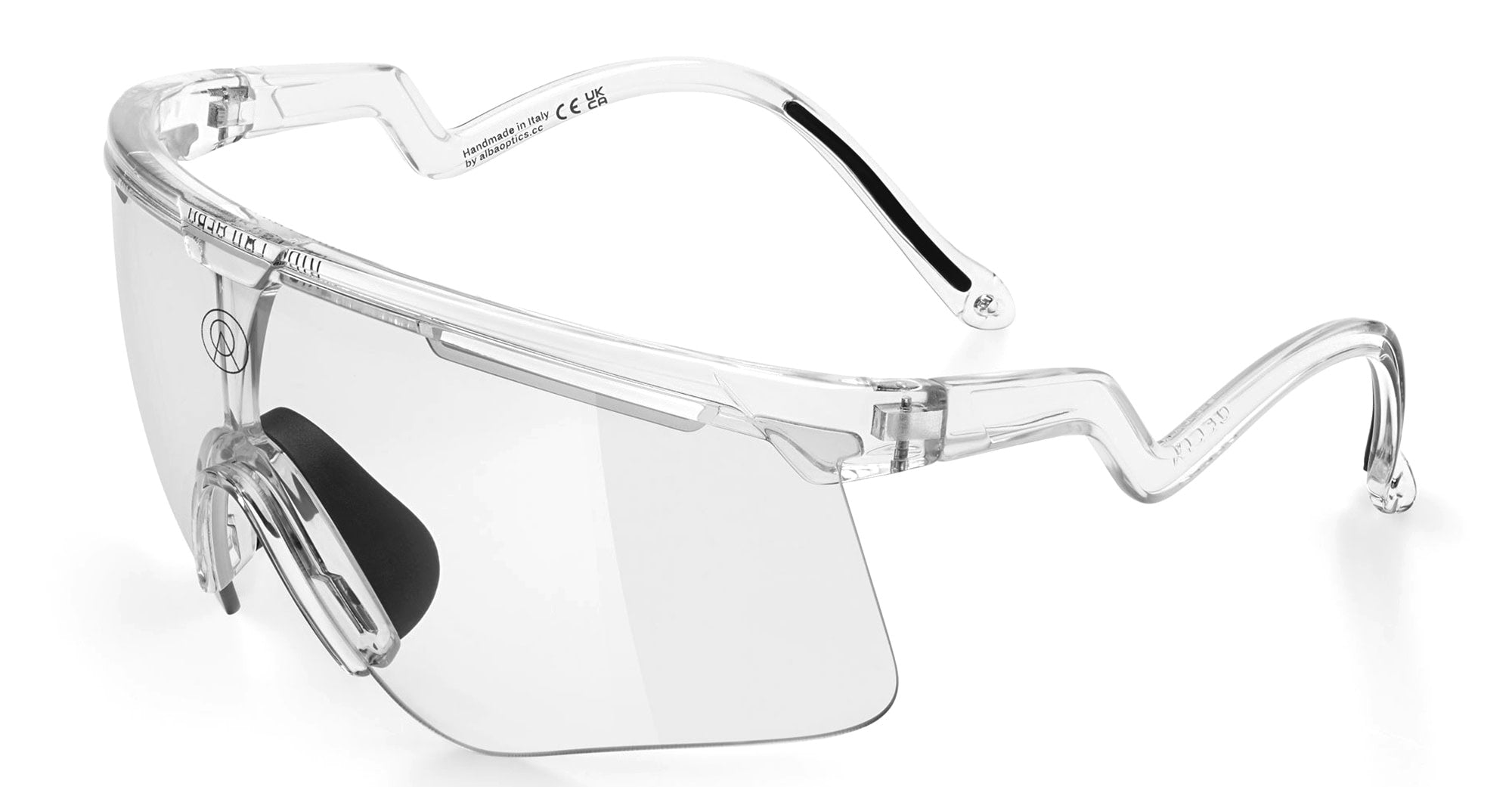 Ottica Mondello Roma - Alba Optics - 8050054515908 - DELTA - CRYSTAL / VZUM F-LENS CLASSIC - Tr90 - shape Mask - transparent - EYEWEAR - SUNGLASSES - Unisex,Uomo,Donna,Women,Men - lens Grey - Made In Italy