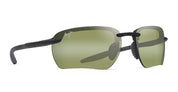 Ottica Mondello Roma - Maui Jim - MJ0336S-001 - HO'OKIPA ULTRA G - MATTE BLACK / MAUI HT LENS - nylon - shape Rectangular - Black - EYEWEAR - SUNGLASSES - Unisex,Uomo,Donna,Women,Men - lens Green - Made In Italy