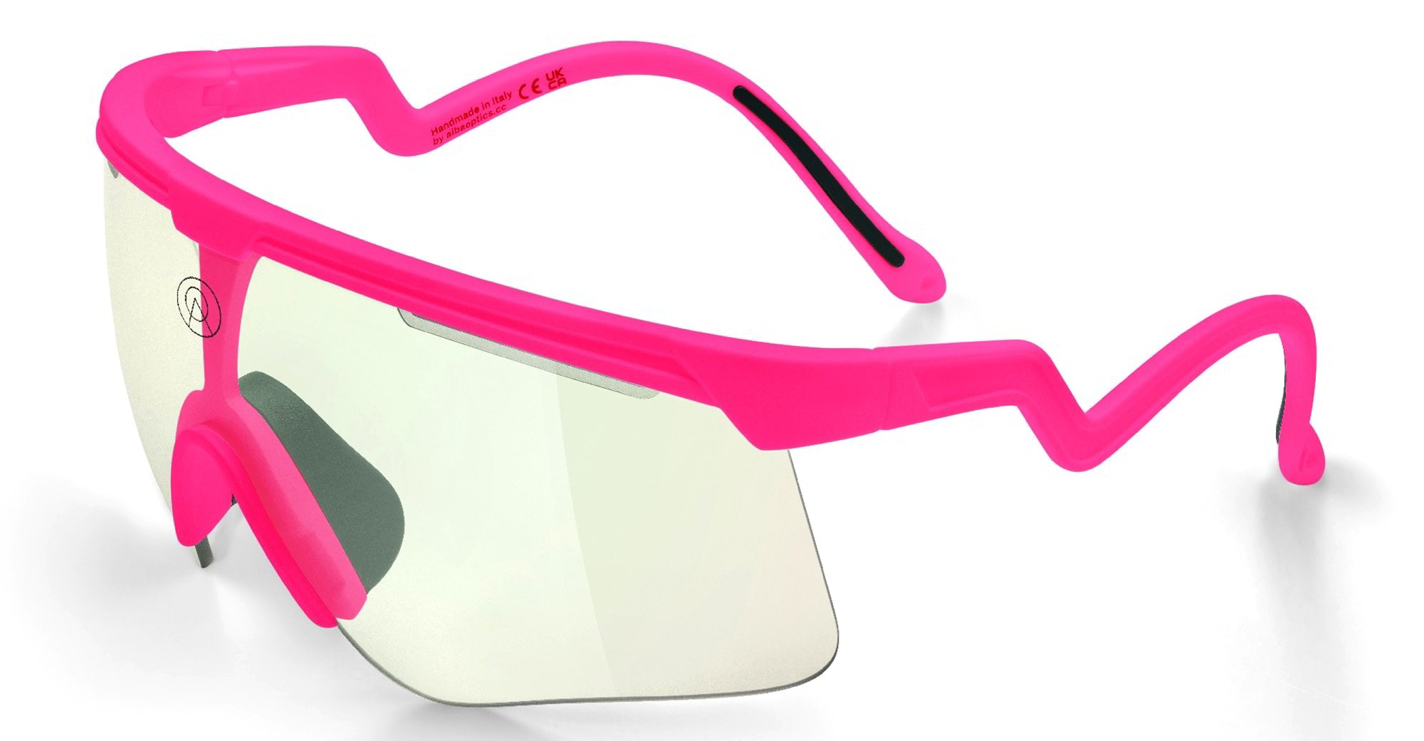 Ottica Mondello Roma - Alba Optics - 8050054517902 - DELTA - FUCHSIA II / VZUM F-LENS BTL - Tr90 - shape Mask - pink - EYEWEAR - SUNGLASSES - Unisex,Uomo,Donna,Women,Men - lens Green - Made In Italy