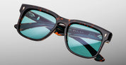 Ottica Mondello Roma - Jacques Marie Mage - JMMWY-H24 - WESLEY - AEGEN - Acetate - shape Rectangular - Tortoise - EYEWEAR - SUNGLASSES - Unisex,Uomo,Donna,Women,Men - lens Blue - Made In Japan