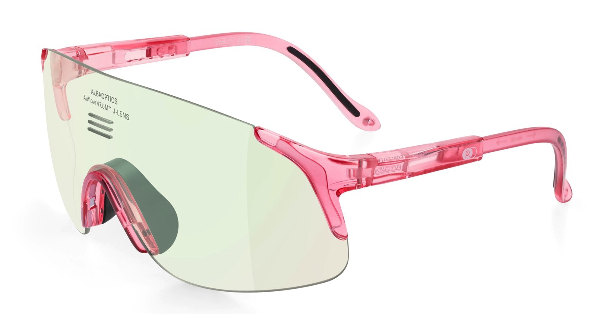 Ottica Mondello Roma - Alba Optics - 8050054518169 - JUMBO - CHERRY GLOSSY / VZUM F-LENS BTL - Tr90 - shape Mask - fuchsia - EYEWEAR - SUNGLASSES - Unisex,Uomo,Donna,Women,Men - lens blue green - Made In Italy