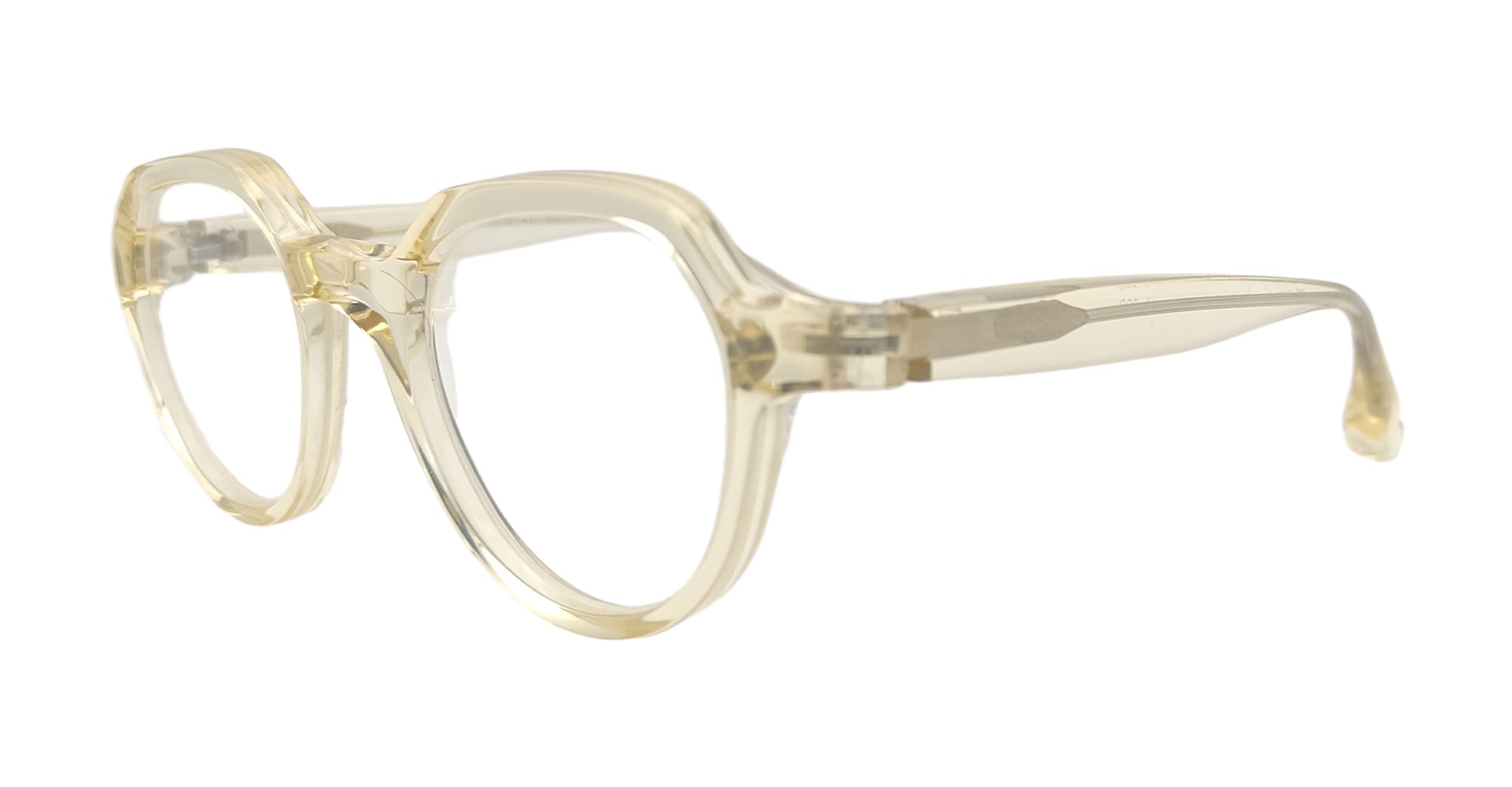 Ottica Mondello Roma - Factory 900 - RF081COL.880 - RF 081 - CHAMPAGNE RX - Acetate - shape Round - Champagne - EYEWEAR - EYEGLASSES - Donna,Women - lens Clear - Made In Japan