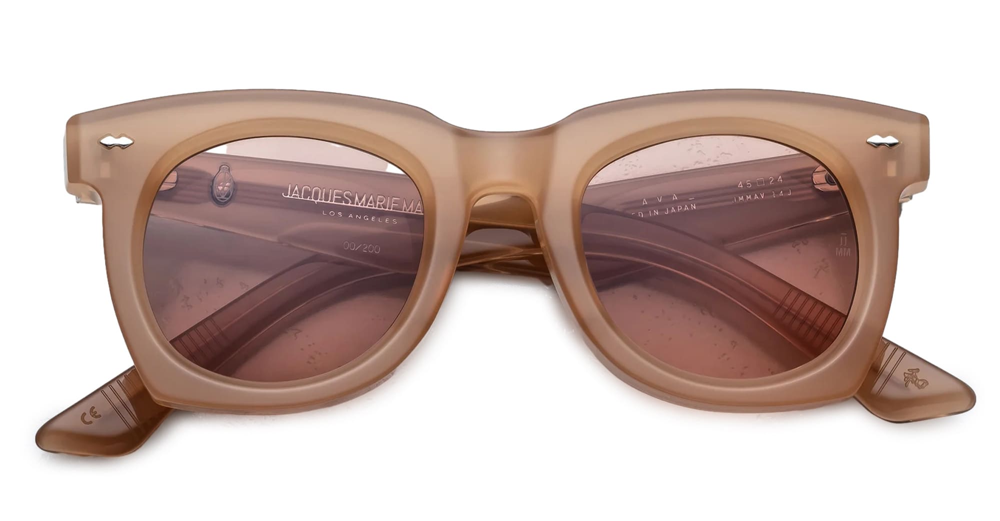 Ottica Mondello Roma - Jacques Marie Mage - JMMAV-14J - AVA - SUNDIAL - Acetate - shape Round - brown - EYEWEAR - SUNGLASSES - Unisex,Uomo,Donna,Women,Men - lens Brown - Made In Japan