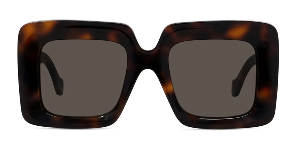 Ottica Mondello Roma - Loewe - LW40176U5152E - MAXI ANAGRAM LW40176U - HAVANA - Acetate - shape Squared - Havana - EYEWEAR - SUNGLASSES - Donna,Women - lens Brown - Made In Italy