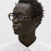 Ottica Mondello Roma - Kuboraum - KROP27HOF00000OP - MASK P27 HOF - HAVANA FIRE RX - Acetate - shape Geometric - Havana - EYEWEAR - EYEGLASSES - Unisex,Uomo,Donna,Women,Men - lens Clear - Made In Italy