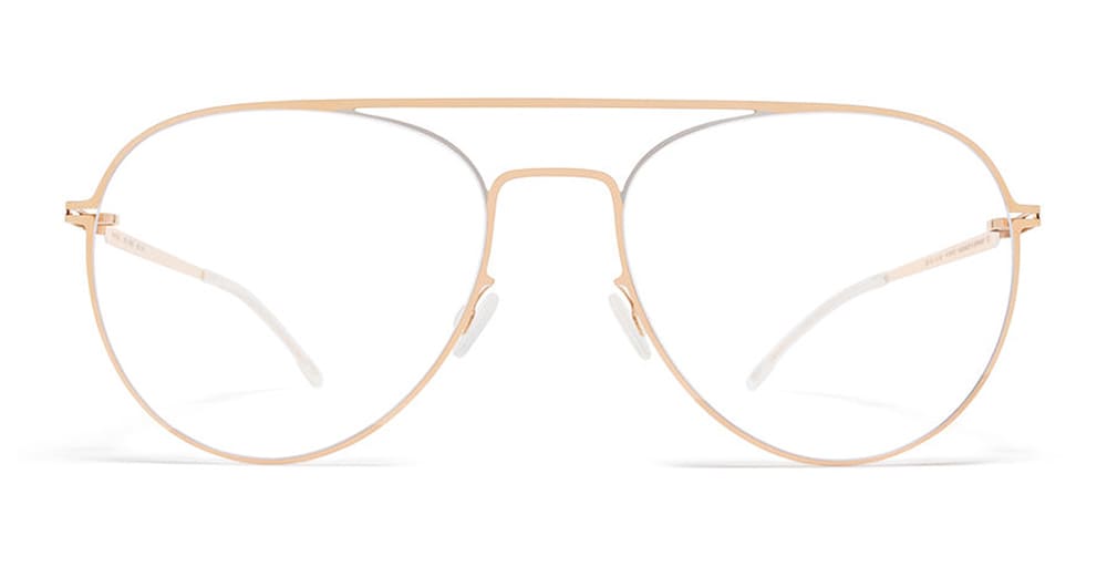 Ottica Mondello Roma - Mykita - 10015699 - EERO - SILVER / CHAMPAGNE GOLD - stainless steel - shape Aviator - Gold - EYEWEAR - EYEGLASSES - Donna,Women - lens Clear - Made In Germany