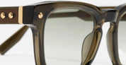 Ottica Mondello Roma - John Dalia - P16-C163-52 - PROJECT 16 (52) -  C163 Olive Translucid / Gold - Acetate - shape Squared - green, gold - EYEWEAR - SUNGLASSES - Unisex,Uomo,Donna,Women,Men - lens Gradient green - Made In France