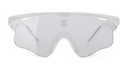Ottica Mondello Roma - Alba Optics - 8050054518817 - DELTA LEI - WHITE / VZUM SUPER ALU - Tr90 - shape Mask - White - EYEWEAR - SUNGLASSES - Unisex,Uomo,Donna,Women,Men - lens Grey - Made In Italy