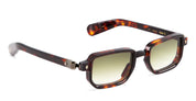 Ottica Mondello Roma - Sato - Ran-II-TT-AG-1 - RAN II - TOKYO TORTOISE / ANTIQUE GOLD - Acetate - shape Rectangular - Tortoise - EYEWEAR - SUNGLASSES - Unisex,Uomo,Donna,Women,Men - lens Gradient green - Made In Japan
