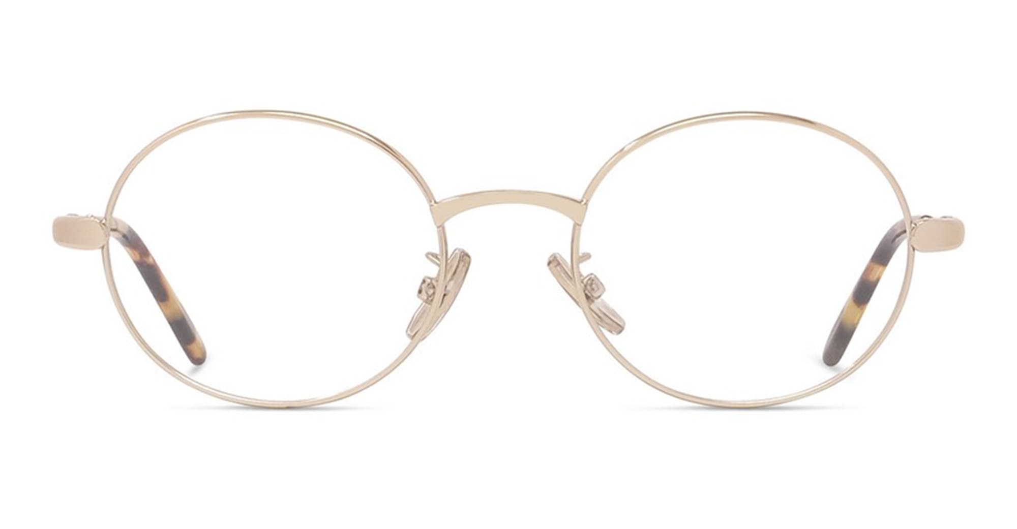  HAVANA RX - metal, acetate - shape Oval - Gold - EYEWEAR - EYEGLASSES - Donna,Women - lens Clear - Made In Italy