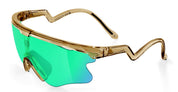 Ottica Mondello Roma - Alba Optics - 8050054517667 - DELTA LEI - SMOKE GLOSSY / VZUM F-LENS BTL - Tr90 - shape Mask - brown - EYEWEAR - SUNGLASSES - Unisex,Uomo,Donna,Women,Men - lens blue green - Made In Italy