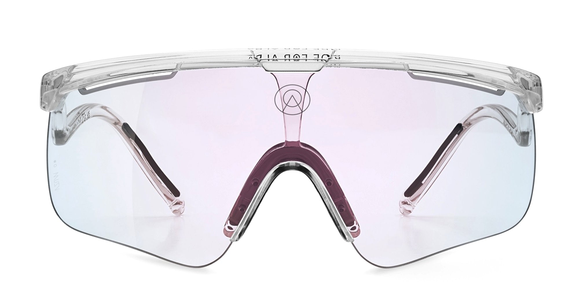 Ottica Mondello Roma - Alba Optics - 8050054518671 - DELTA - CRYSTAL / VZUM F-LENS FIRE - Tr90 - shape Mask - transparent - EYEWEAR - SUNGLASSES - Unisex,Uomo,Donna,Women,Men - lens red - Made In Italy