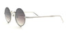 Ottica Mondello Roma - Matsuda - 10601H.SG.PW-BLK.45 - 10601H - PALLADIUM WHITE / BLACK - Titanium - shape Round - Palladium - EYEWEAR - SUNGLASSES - Uomo,Men - lens Gradient grey - Made In Japan