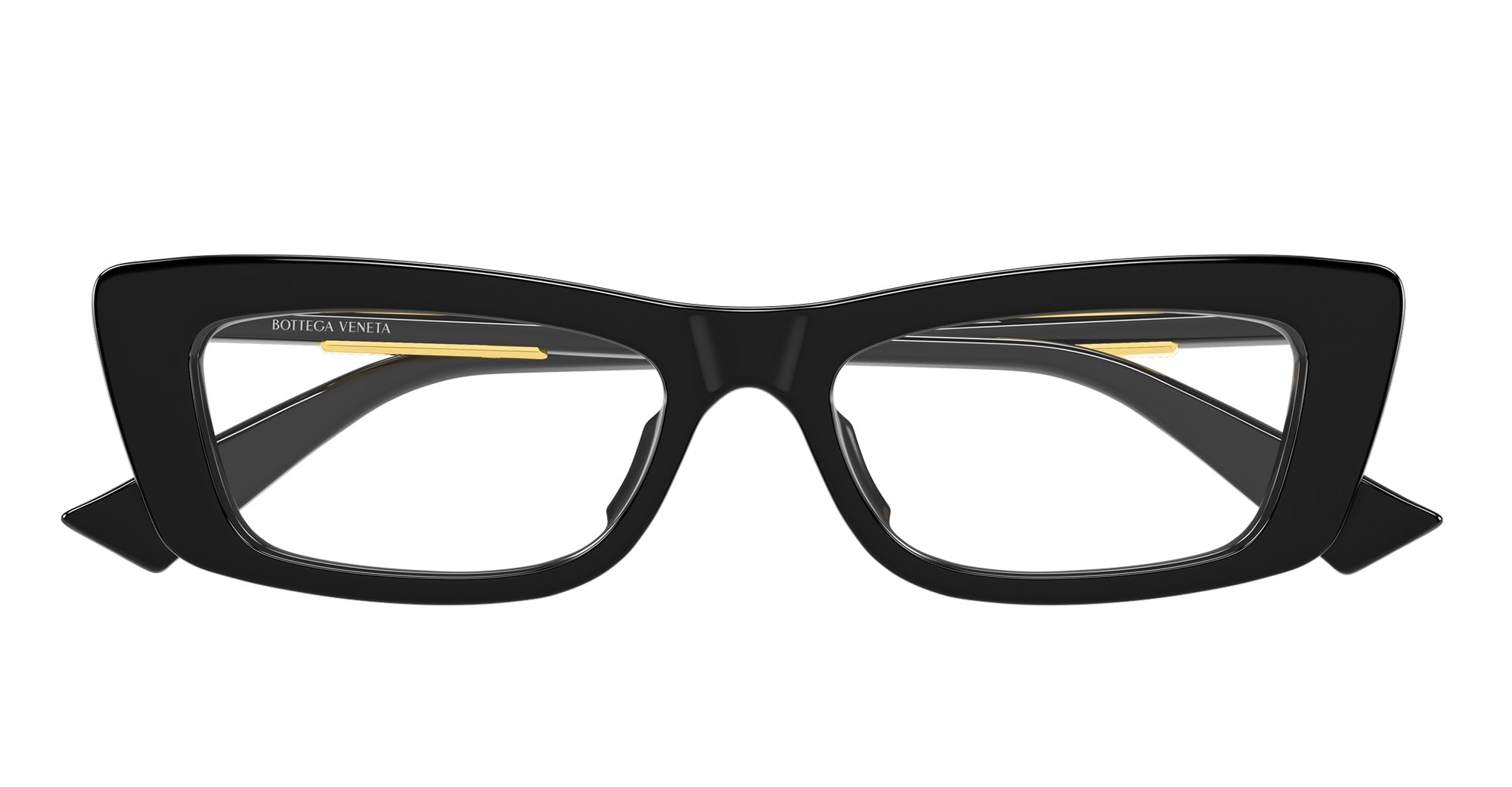 Ottica Mondello Roma - Bottega Veneta - BV1449O-001 - BV1449O-001 - BLACK RX - Acetate - shape Cat-eye - Black - EYEWEAR - EYEGLASSES - Donna,Women - lens Clear - Made In Italy