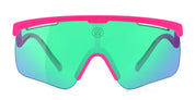 Ottica Mondello Roma - Alba Optics - 8050054517902 - DELTA - FUCHSIA II / VZUM F-LENS BTL - Tr90 - shape Mask - pink - EYEWEAR - SUNGLASSES - Unisex,Uomo,Donna,Women,Men - lens Green - Made In Italy