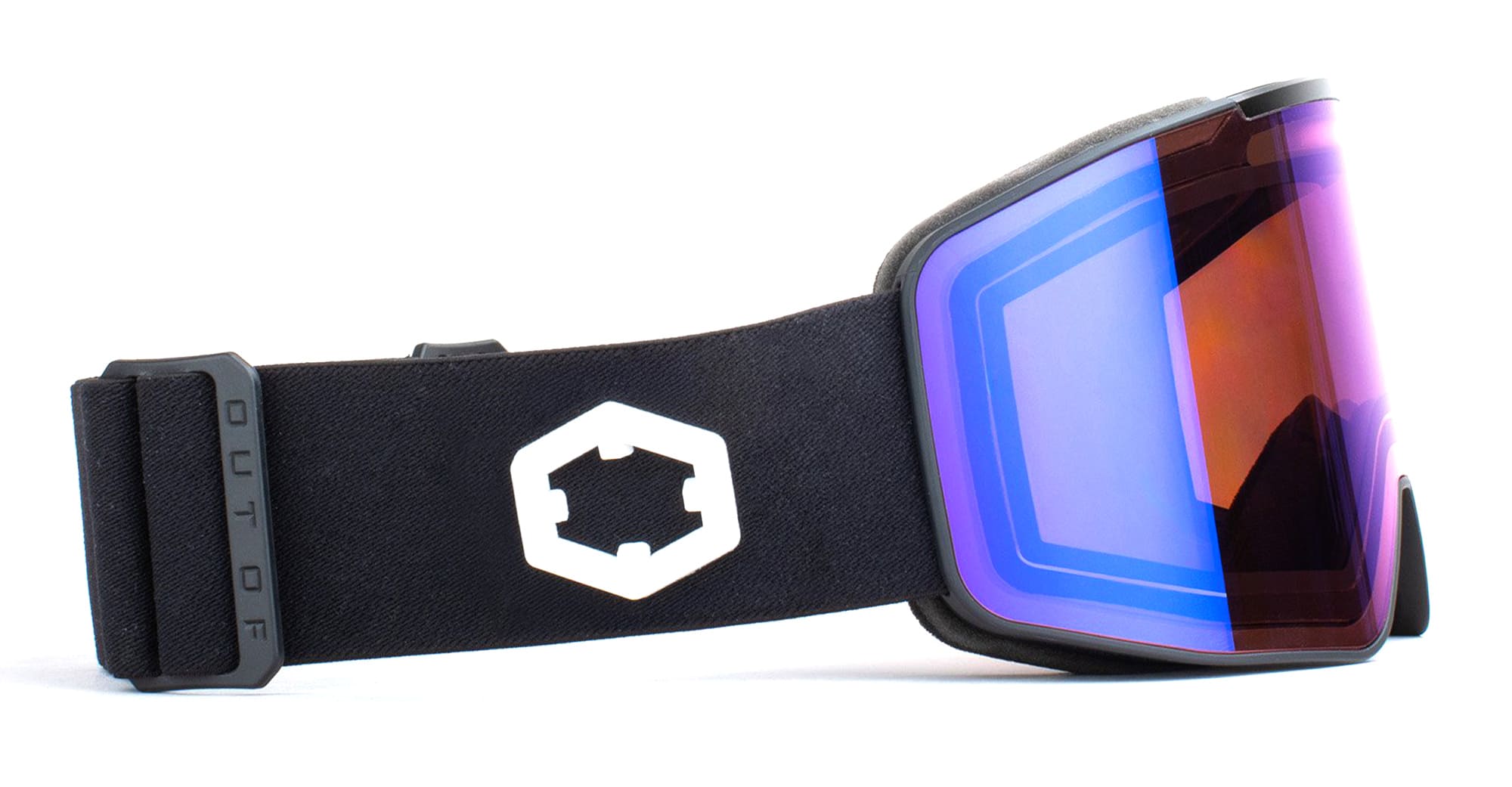 Ottica Mondello Roma - Out Of - XG14A286 - ELECTRA 3 - BLACK / NEW IRID BLUE - nylon - shape Mask - Black - EYEWEAR - GOGGLES - Unisex,Uomo,Donna,Women,Men - lens Blue - Made In Italy