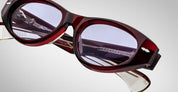 Ottica Mondello Roma - Jacques Marie Mage - JMMKR-14N - KRASNER - CHERRY - Acetate - shape Cat-eye - red - EYEWEAR - SUNGLASSES - Donna,Women - lens lavender - Made In Japan
