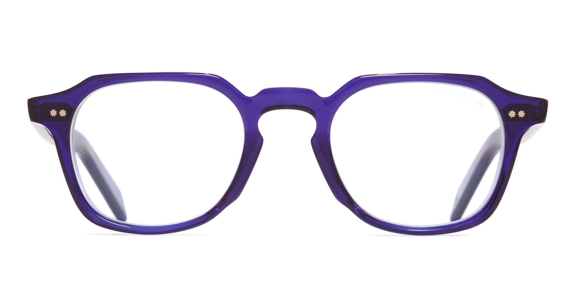 Ottica Mondello Roma - Cutler and Gross - CGOP-GR03-48-A5 - GR03 - INK COLOR STUDIO RX - Acetate - shape Panto - blue - EYEWEAR - EYEGLASSES - Unisex,Uomo,Donna,Women,Men - lens Clear - Made In Italy