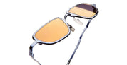 Ottica Mondello Roma - Kuboraum - KRSZ28BL000000GP - MASK Z28 BL - DARK BLUE - metal, acetate - shape Oval - blue - EYEWEAR - SUNGLASSES - Unisex,Uomo,Donna,Women,Men - lens Grey - Made In Italy