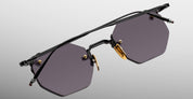 Ottica Mondello Roma - Jacques Marie Mage - JMMEO-88 - EL DORADO - BLACK - beta titanium - shape Octagonal - Black - EYEWEAR - SUNGLASSES - Unisex,Uomo,Donna,Women,Men - lens Black - Made In Japan