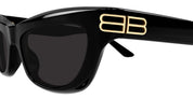 Ottica Mondello Roma - Balenciaga - BB0430S-001 - BB0430S-001 - BLACK - Recycled acetate - shape Cat-eye - Black - EYEWEAR - SUNGLASSES - Donna,Women - lens Grey - Made In Japan