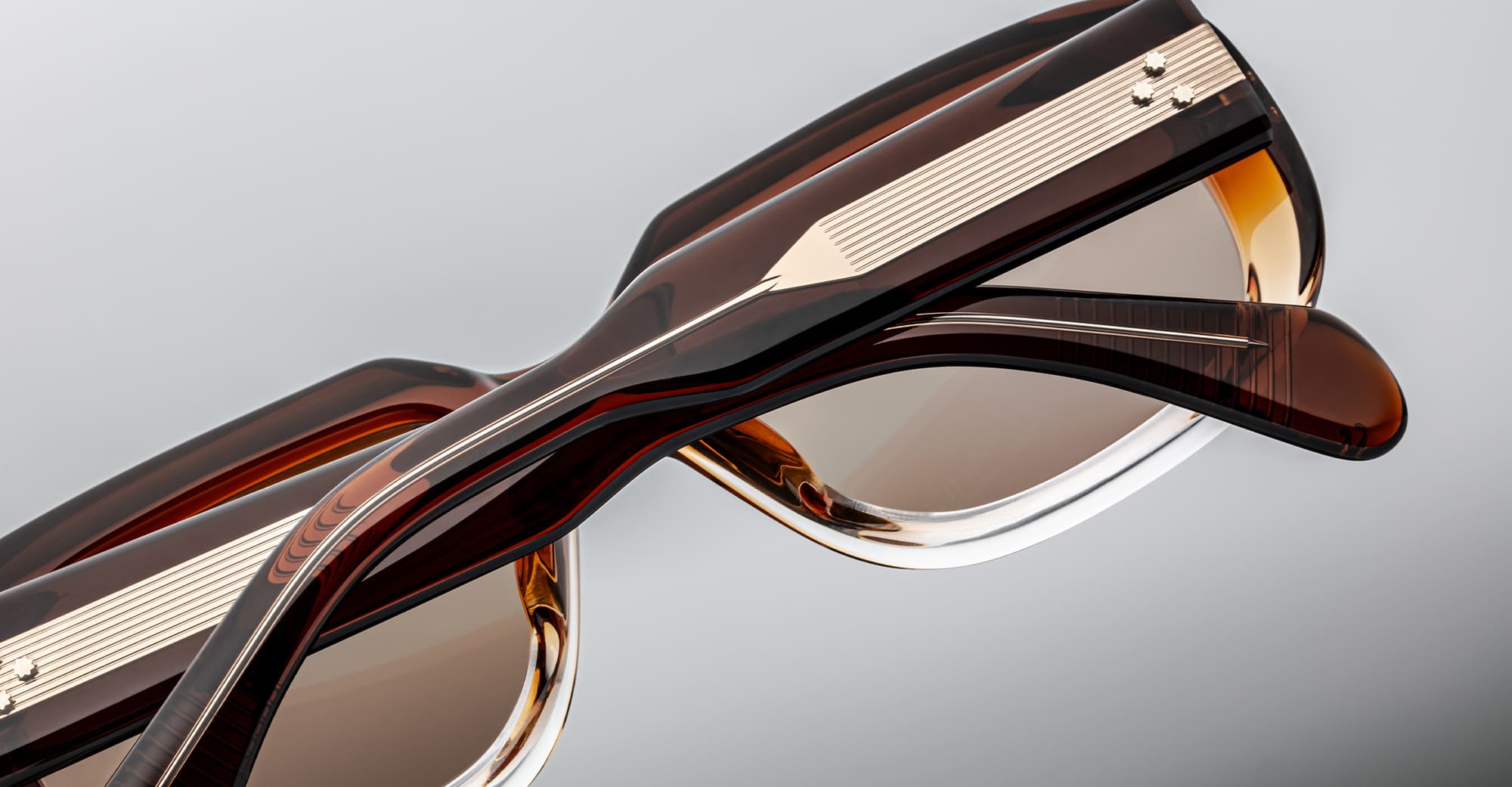 Ottica Mondello Roma - Jacques Marie Mage - JMMKB-9D - KOBO - HICKORY FADE - Acetate - shape Oval - brown - EYEWEAR - SUNGLASSES - Unisex,Uomo,Donna,Women,Men - lens Green - Made In Japan